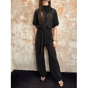 Sisters Point Girl Ju4 Jumpsuit Black Silver Sisters Point Girl Ju4 Jumpsuit Black Silver