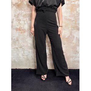 Sisters Point Glut Pants Black Silver Sisters Point Glut Pants Black Silver