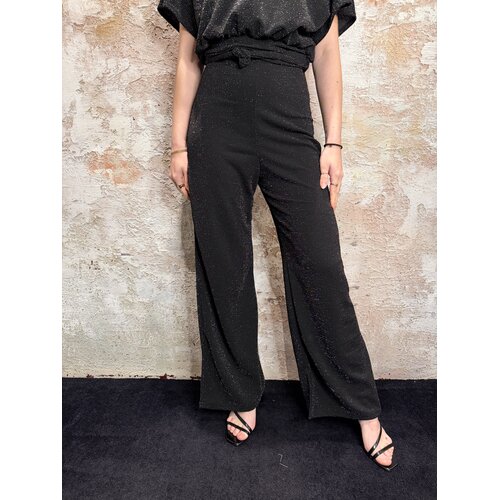 Sisters Point Glut Pants Black Silver Sisters Point Glut Pants Black Silver