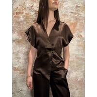 Gevela Top Brown