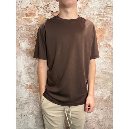 Cou7ure Essentials Glans T-Shirt Bruin Cou7ure Essentials Glans T-Shirt Bruin
