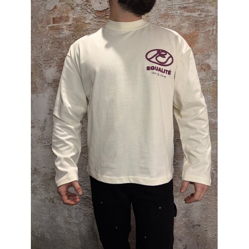 Equalité Arid Longsleeve Tee Off White Purple