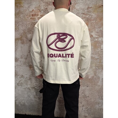 Equalité Arid Longsleeve Tee Off White Purple