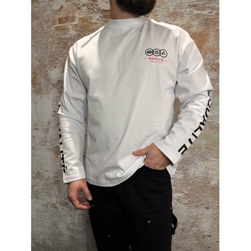Equalité Universe Longsleeve Tee White