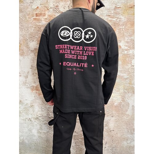 Equalité Universe Longsleeve Tee Black Pink
