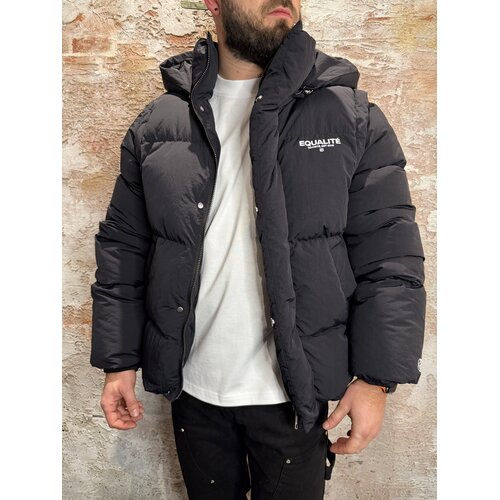 Equalité Societé 2 in 1 Puffer Jacket Black