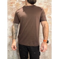 Glans T-Shirt Bruin