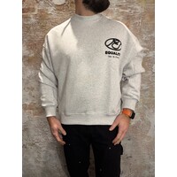 Arid Oversized Sweater Melange Grey