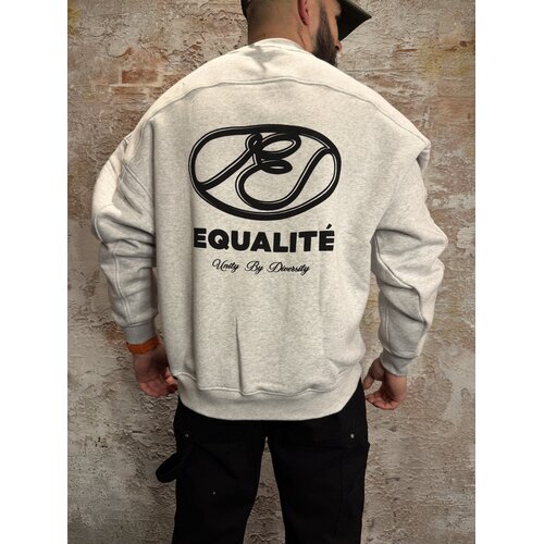 Equalité Arid Oversized Sweater Melange Grey