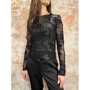 Sisters Point Sis-LS Top Black