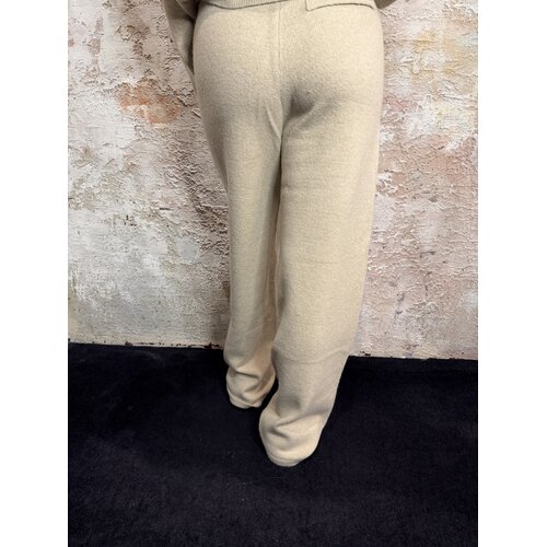 Malelions Women Knitted Pants Sand
