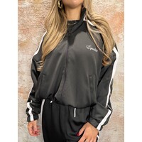 Oversized Track Jacket Black