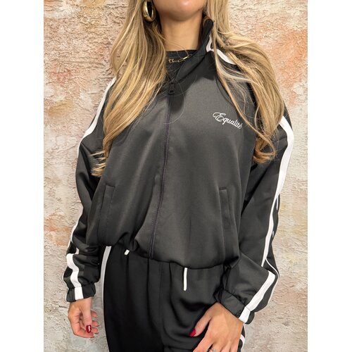 Equalité Oversized Track Jacket Black