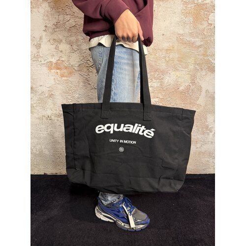 Equalité Celesté Canvas Shopper Black