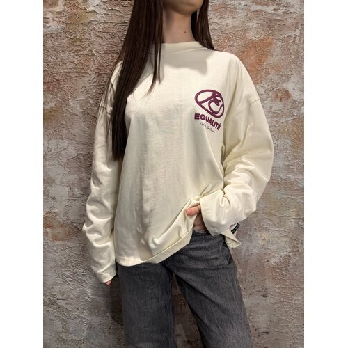 Equalité Arid Longsleeve Tee Off White Purple