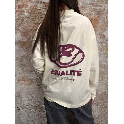 Equalité Arid Longsleeve Tee Off White Purple