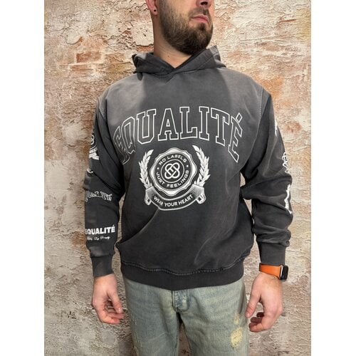Equalité College Oversized Hoodie Black