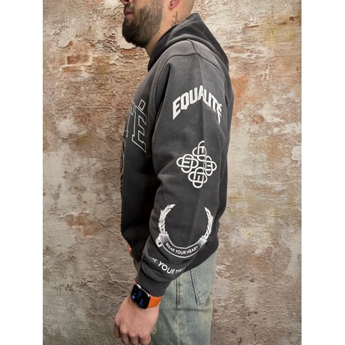 Equalité College Oversized Hoodie Black