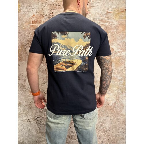 Pure Path Riva T-Shirt Dark Navy