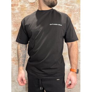 Don't Waste Culture Cleo T-Shirt Black White
