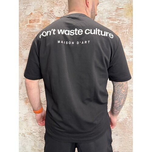 Don't Waste Culture Cleo T-Shirt Black White