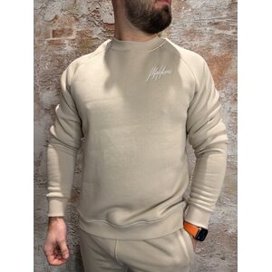 Malelions Logo Raglan Sweater Beige