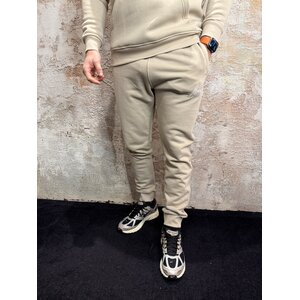 Malelions Logo Sweatpants Beige