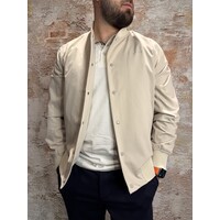 Travel Stretch Bomber Jacket Sand