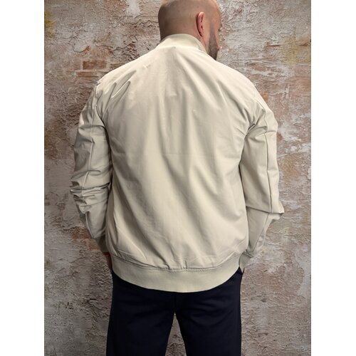 Pure Path Travel Stretch Bomber Jacket Sand