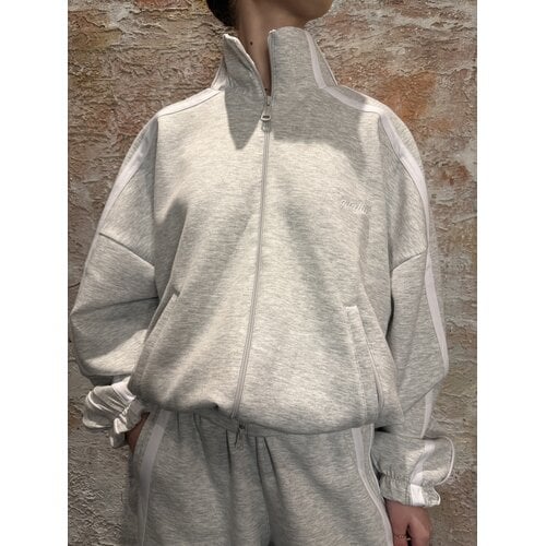 Equalité Oversized Track Jacket Grey Melange