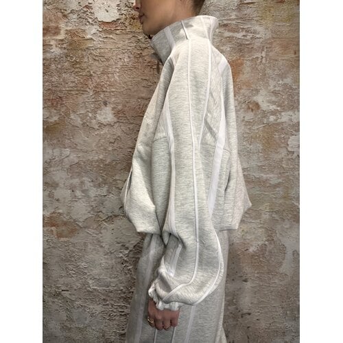 Equalité Oversized Track Jacket Grey Melange