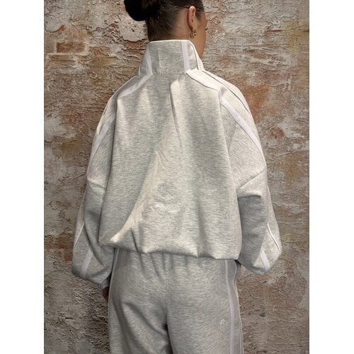 Equalité Oversized Track Jacket Grey Melange
