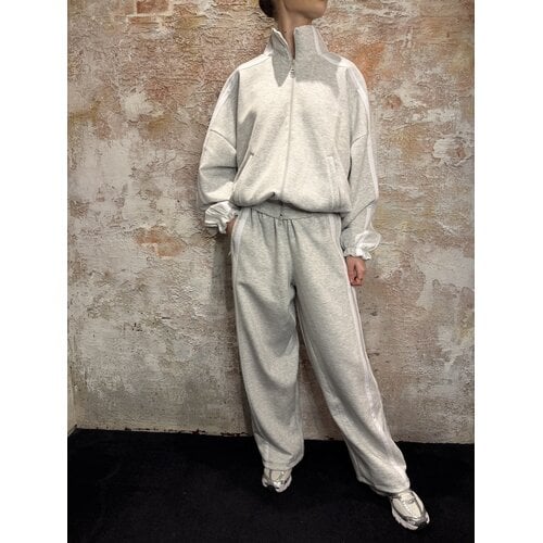 Equalité Oversized Track Jacket Grey Melange