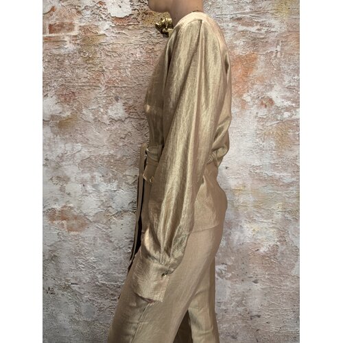 Nikkie Porlamar Wrap Blouse Travertine