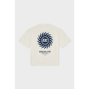 Equalité Sunny Boxy Tee Off White Navy Equalité Sunny Boxy Tee Off White Navy