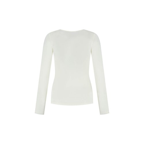 Malelions V-Neck Top Ecru Malelions V-Neck Top Ecru