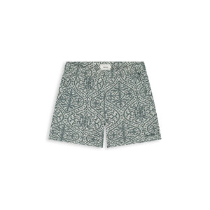 Pure Path Jacquard Pattern Shorts Emerald