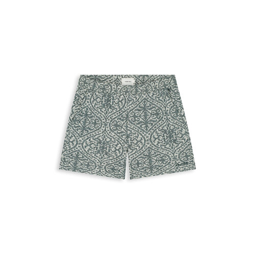Pure Path Jacquard Pattern Shorts Emerald