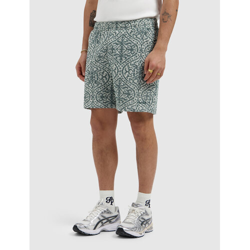 Pure Path Jacquard Pattern Shorts Emerald