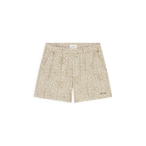Pure Path Jacquard Pattern Shorts Sand