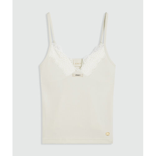 Josh V River Halter Top Creme White