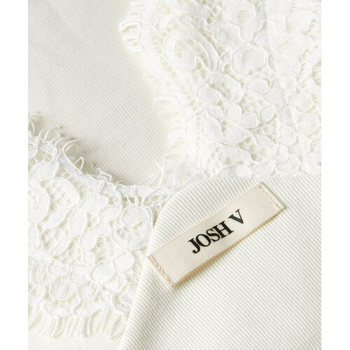 Josh V River Halter Top Creme White