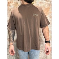 Yuki Boxy Tee Tobacco