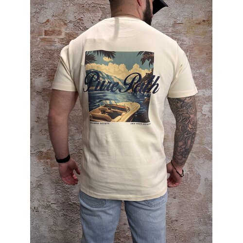 Pure Path Riva View T-Shirt Ecru