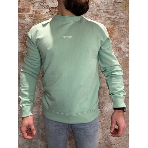 Pure Path Trio of Flowers Sweater Mint Pure Path Trio of Flowers Sweater Mint