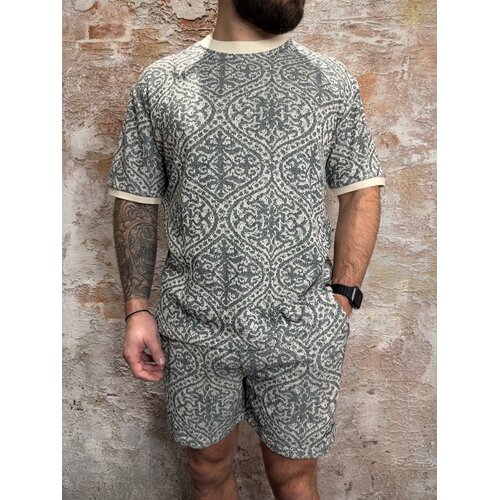 Pure Path Jacquard Pattern Shorts Emerald