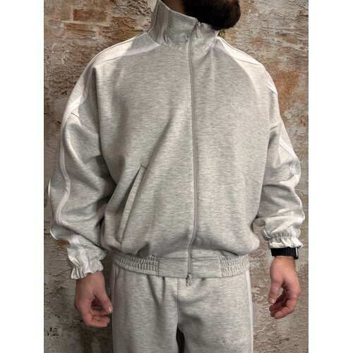 Equalité Oversized Track Jacket Grey Melange