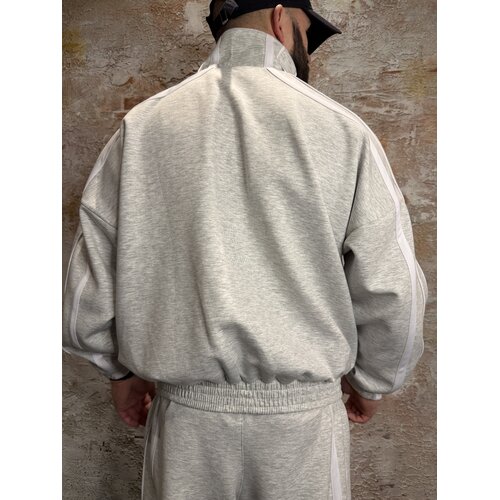 Equalité Oversized Track Jacket Grey Melange