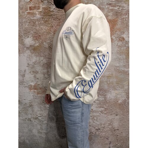 Equalité Fontain Oversized Longsleeve White