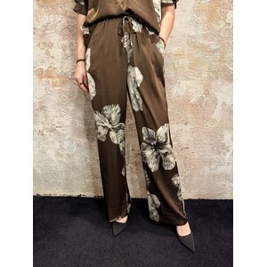Sisters Point Ella-PA57b Pants Brown Flower